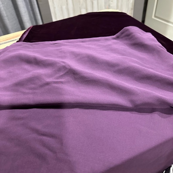 Salvatore Ferragamo Purple Velvet Scarf - Picture 3 of 8